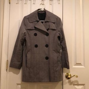 Well cut grey light weight trench coat M